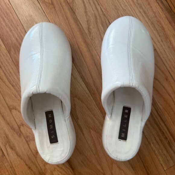 Simon Miller White Bubble Clogs Size 39 WHITE - Picture 3 of 5
